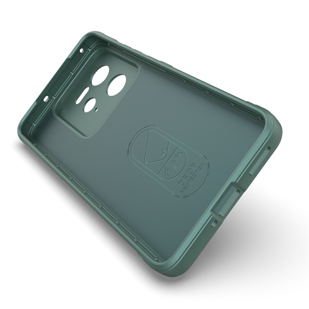 Rugg tartós zselés tok a Realme GT 7 Pro 5G készülékhez - zöld