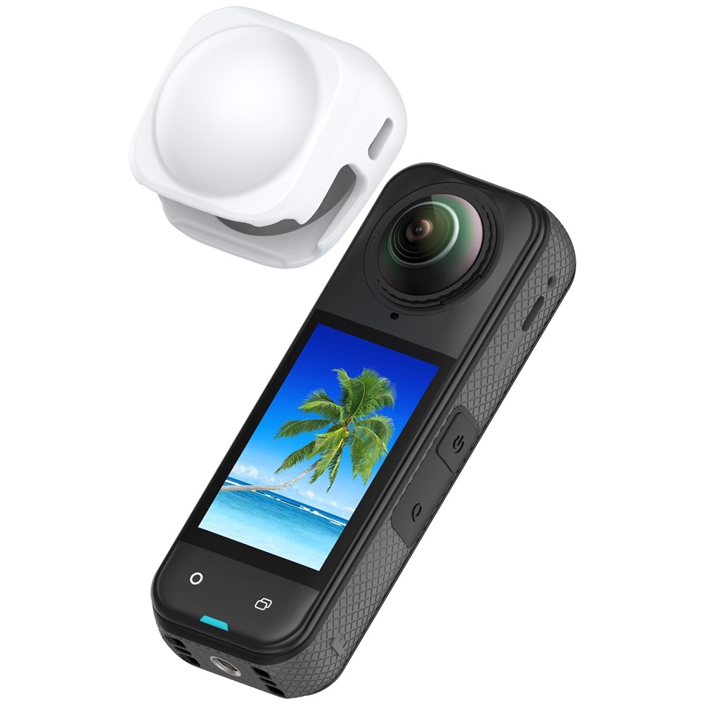 Szilikon lencsevédő Insta360 X5 és X4 készülékekhez - fehér