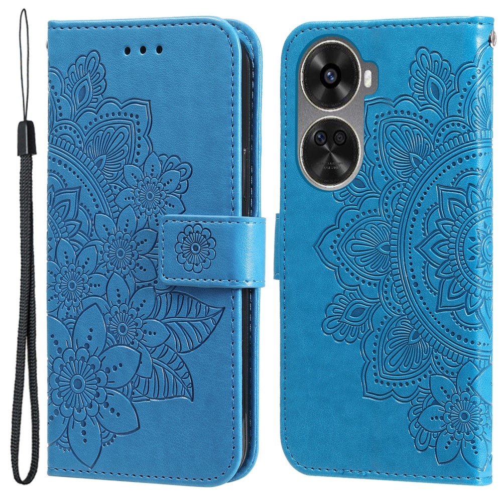 Mandala könyv tok Huawei Nova 12 SE-hez - kék