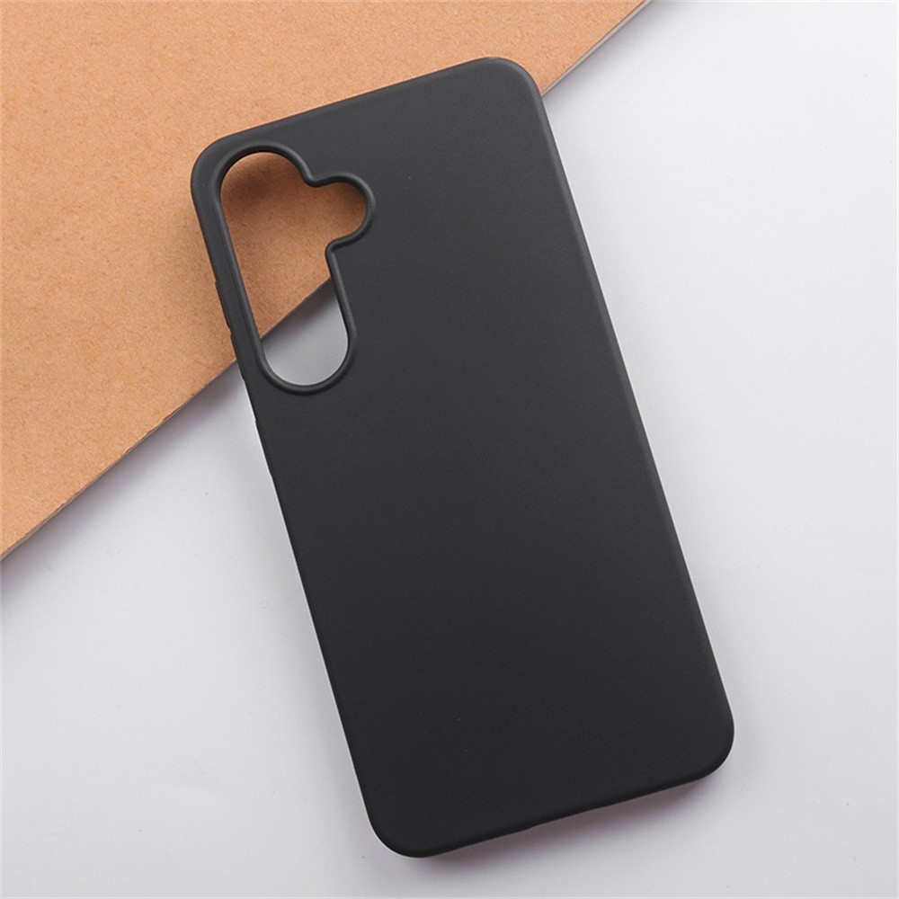 Matt zselés tok Samsung Galaxy S25 készülékhez - fekete