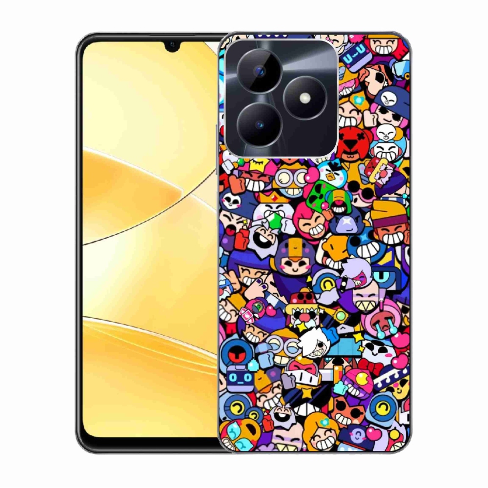 Zselés borítás mmCase a Realme C51/C53 készülékhez - brawl stars 2