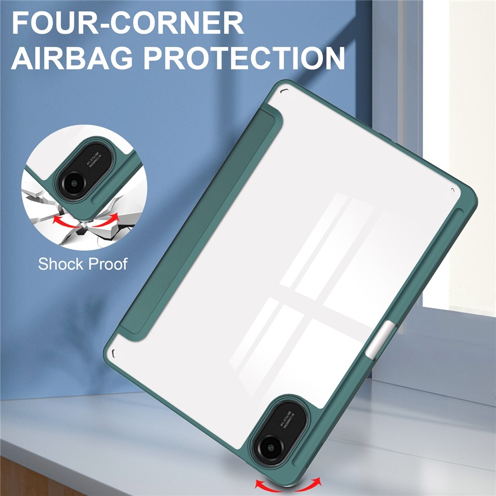 Ügyes záródó tok Xiaomi Redmi Pad 2 tablethez - zöld