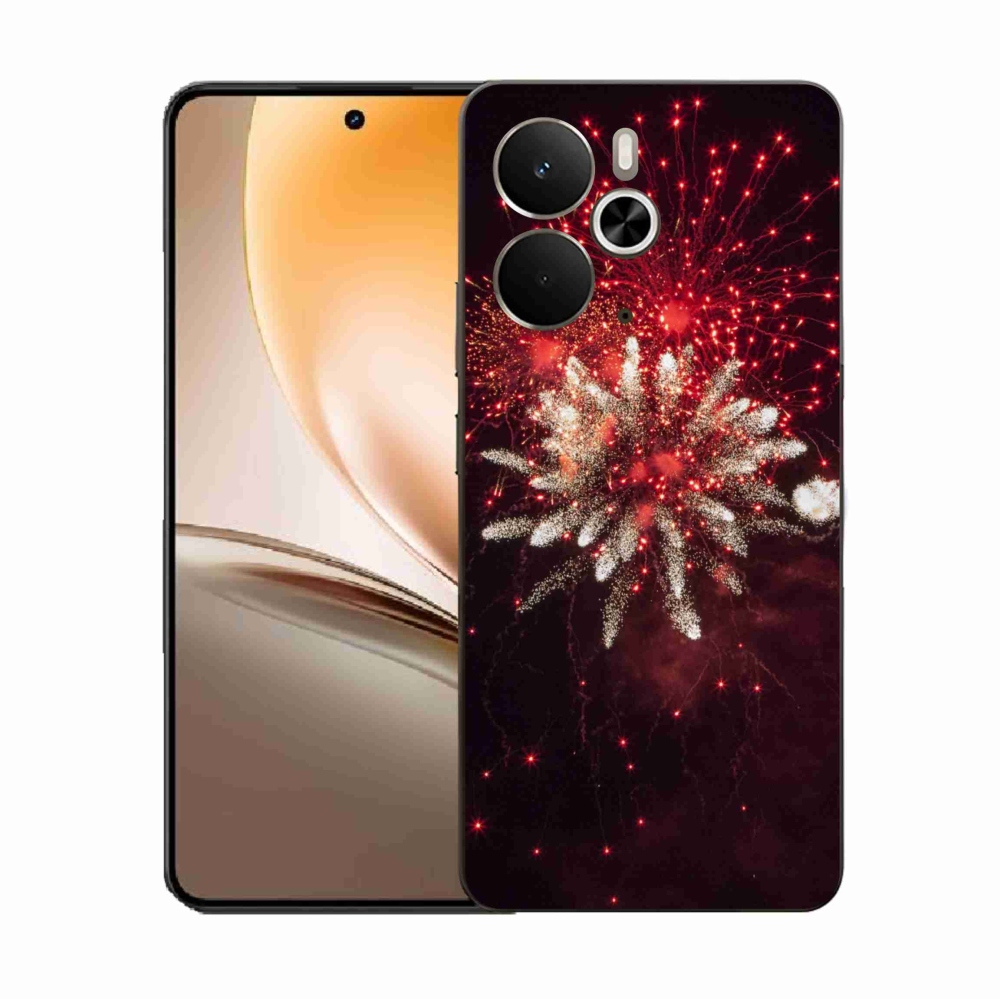 Gél borítás mmCase a Realme 14 5G/14T 5G-hez - tűzijátékok