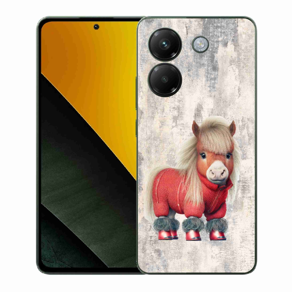 Gél borítás mmCase a Xiaomi Poco M7 Pro 5G-hez - póni pulóverben