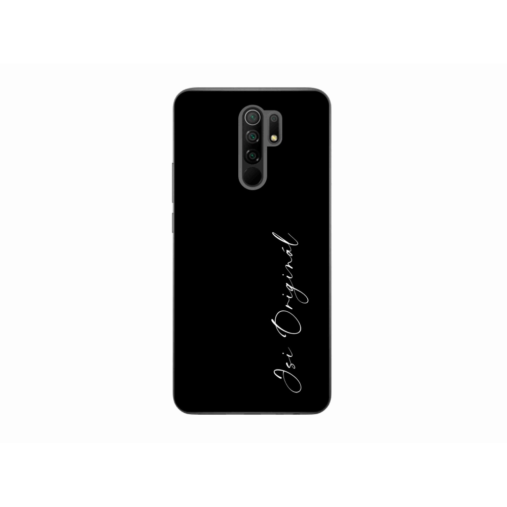 Gél borító mmCase a Xiaomi Redmi 9 - te vagy az eredeti fekete háttérrel