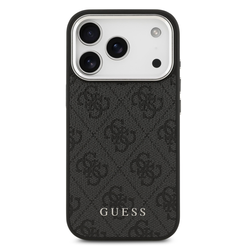 Guess 4G MagSafe hátlap iPhone 17 Pro-hoz Fekete