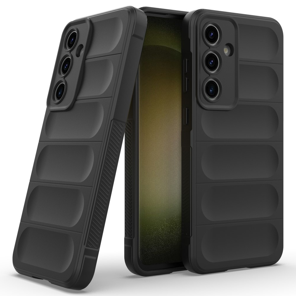 Rugg tartós zselés tok Samsung Galaxy S24 FE készülékhez - fekete