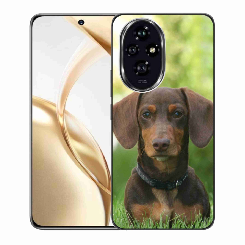 Gél tok mmCase a Honor 200 5G készülékhez - barna tacskó