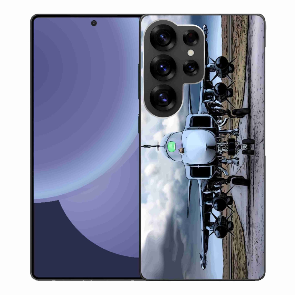 Gél borítás mmCase Samsung Galaxy S25 Ultra - katonai repülőgépekhez