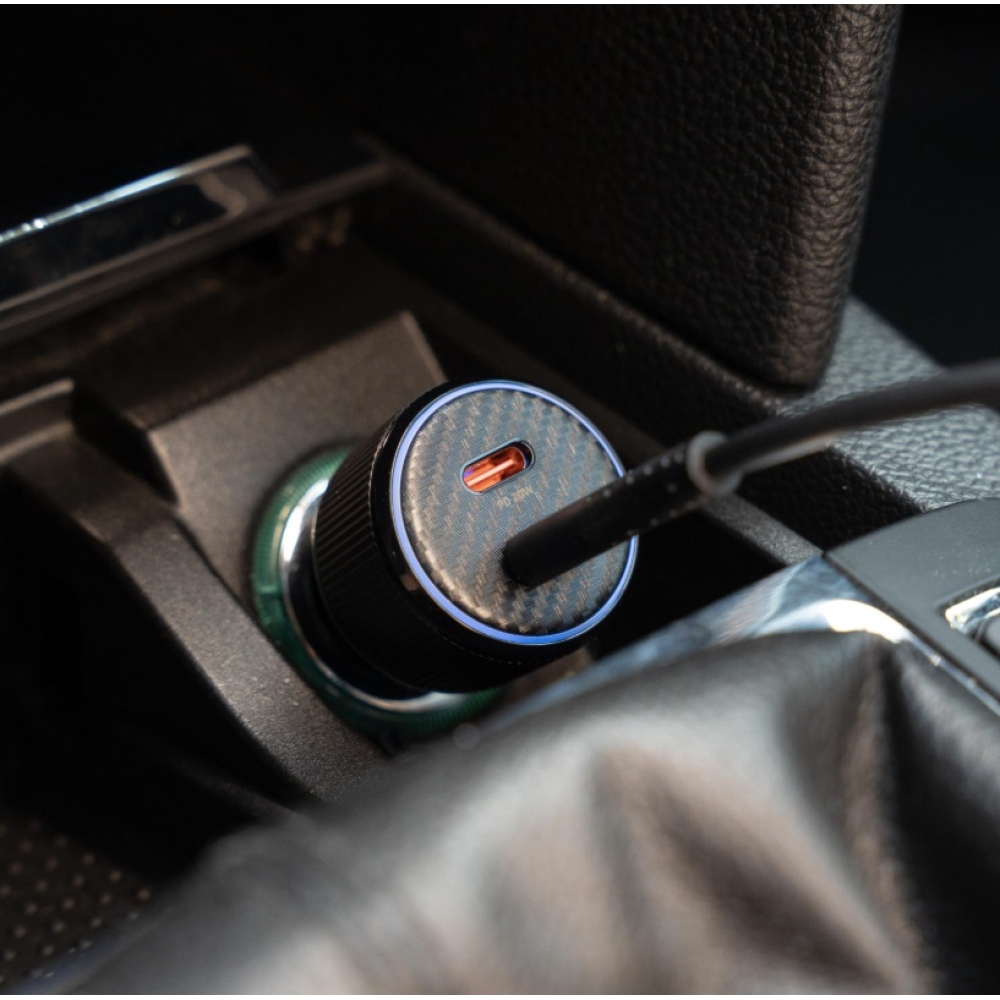 Swissten CL adapter 2x USB-C PD, 50W - fekete