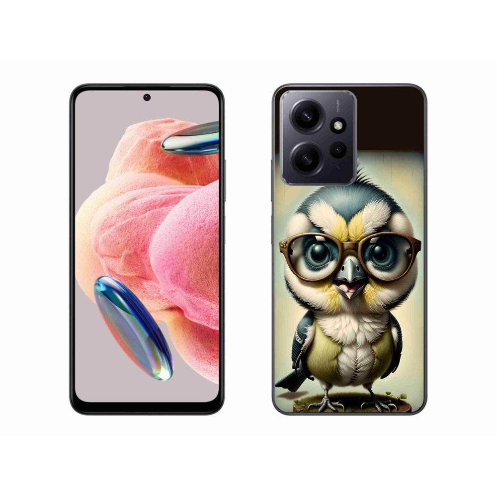 Gél borítás mmCase a Xiaomi Redmi Note 12 4G - kölyök szemüveggel