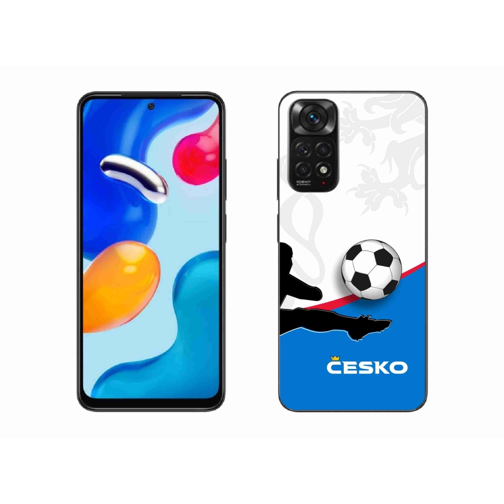 Gél borítás mmCase a Xiaomi Redmi Note 11S 4G - futball Csehország 3