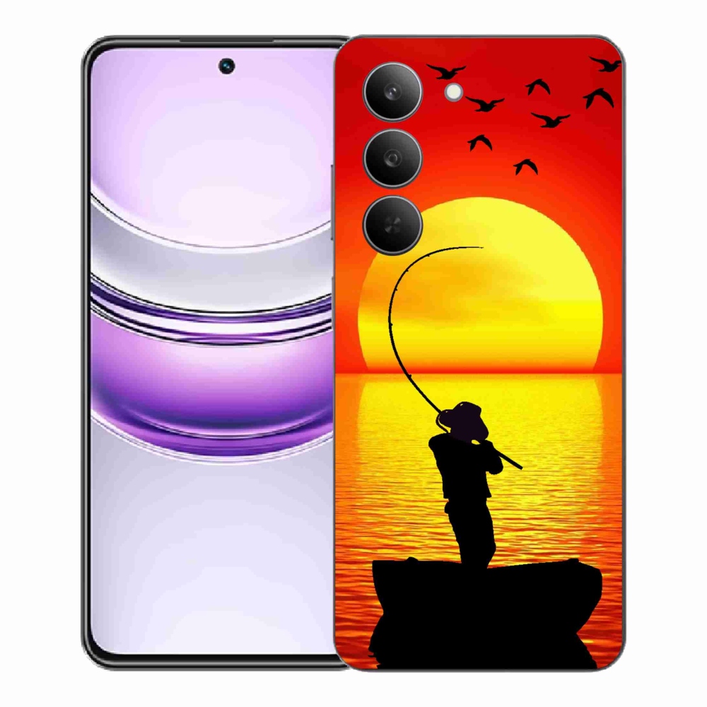 Gél borítás mmCase a Realme 14x 5G számára - horgászat