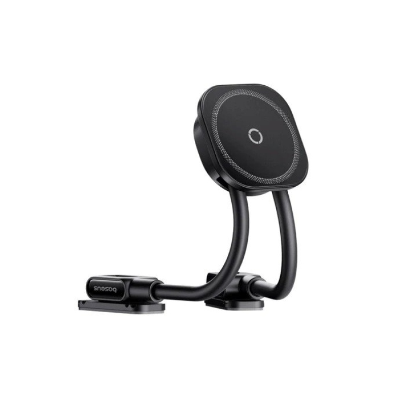 Baseus PrimeTrip C03s Pro mágneses autós tartó vezeték nélküli töltéssel 15W Cosmic Black