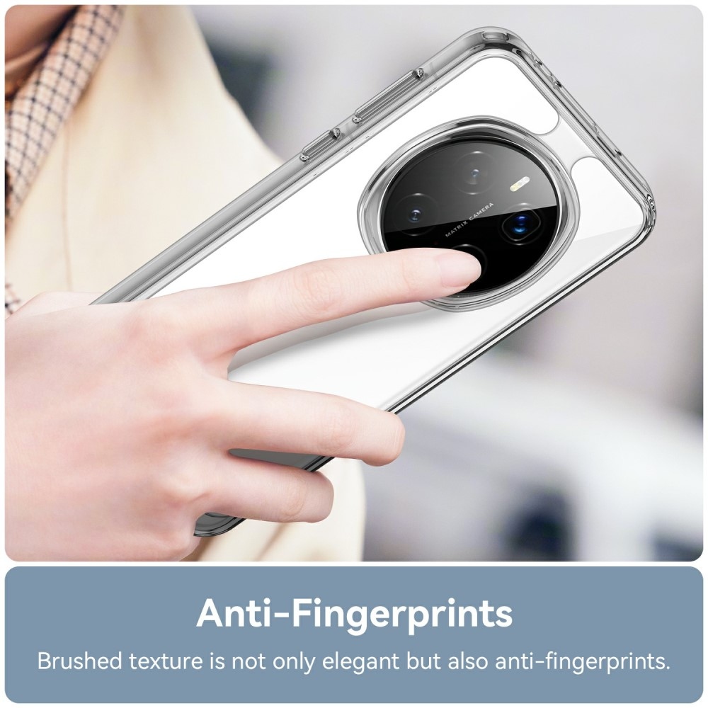 Gél tok kemény hátlappal a Honor Magic 7 Pro 5G számára - átlátszó