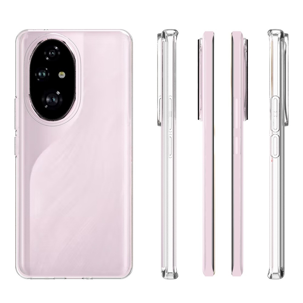 Átlátszó zselés tok a Honor 200 Pro 5G készülékhez - átlátszó