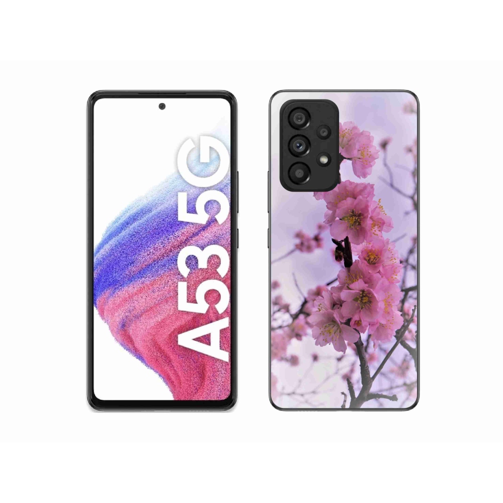 Gél borítás mmCase Samsung Galaxy A53 5G - virágok 7