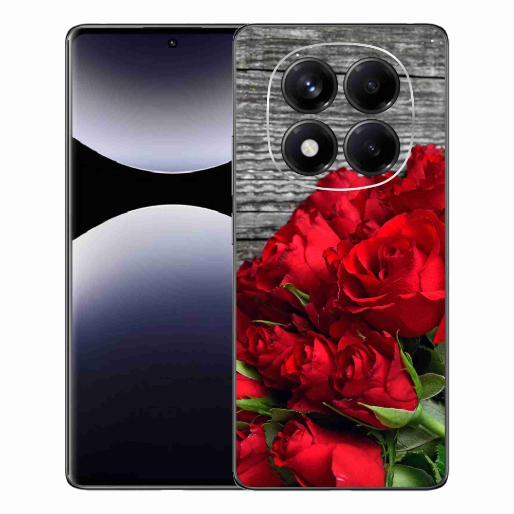 Gél borítás mmCase a Xiaomi Redmi Note 14 Pro készülékhez - piros rózsa