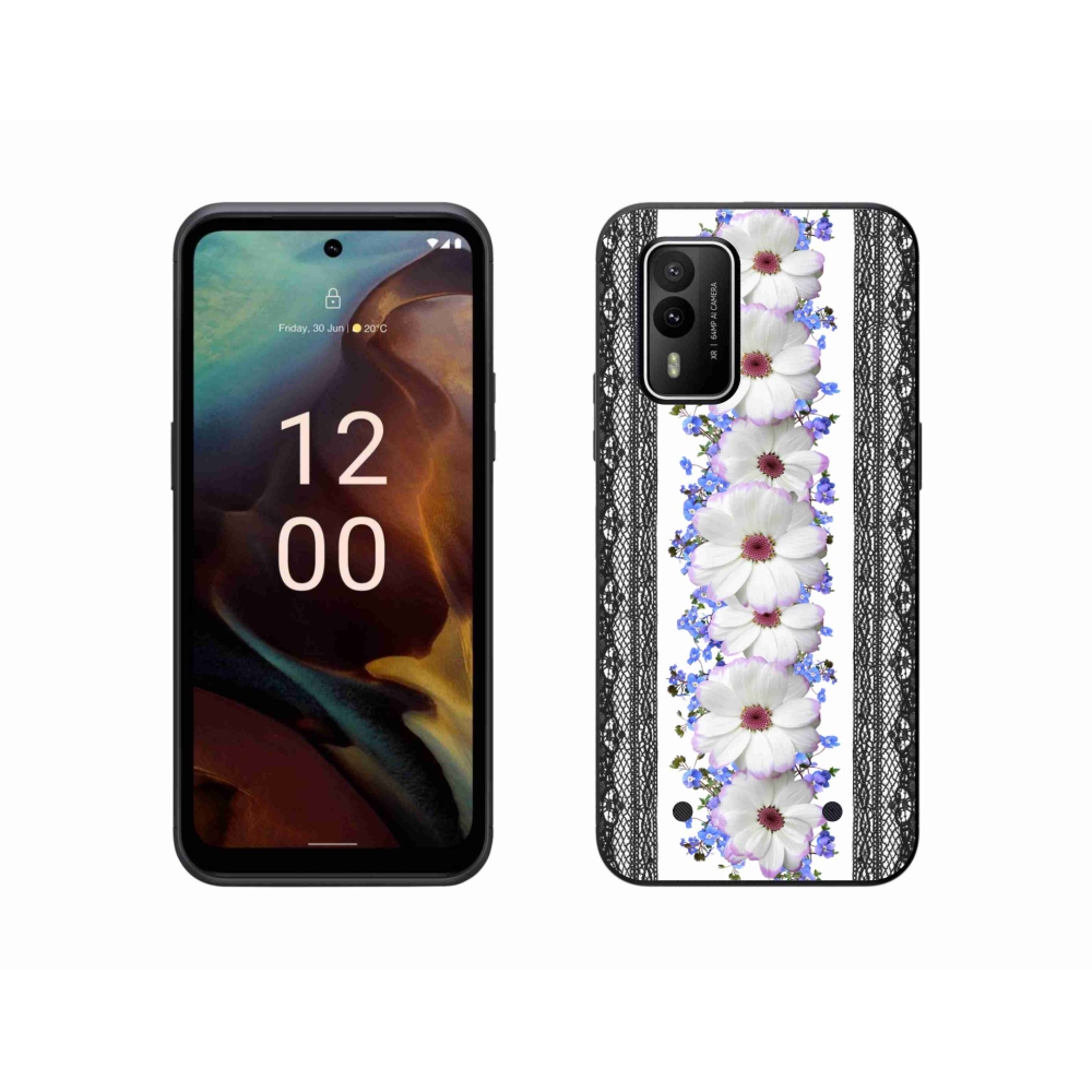 Zselés borítás mmCase a Nokia XR21 készülékhez - virágok 8