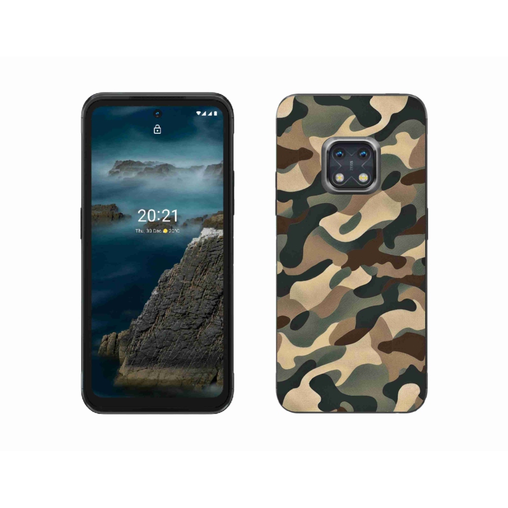Zselés borítás mmCase a Nokia XR20 készülékhez - terepszínű minta 11