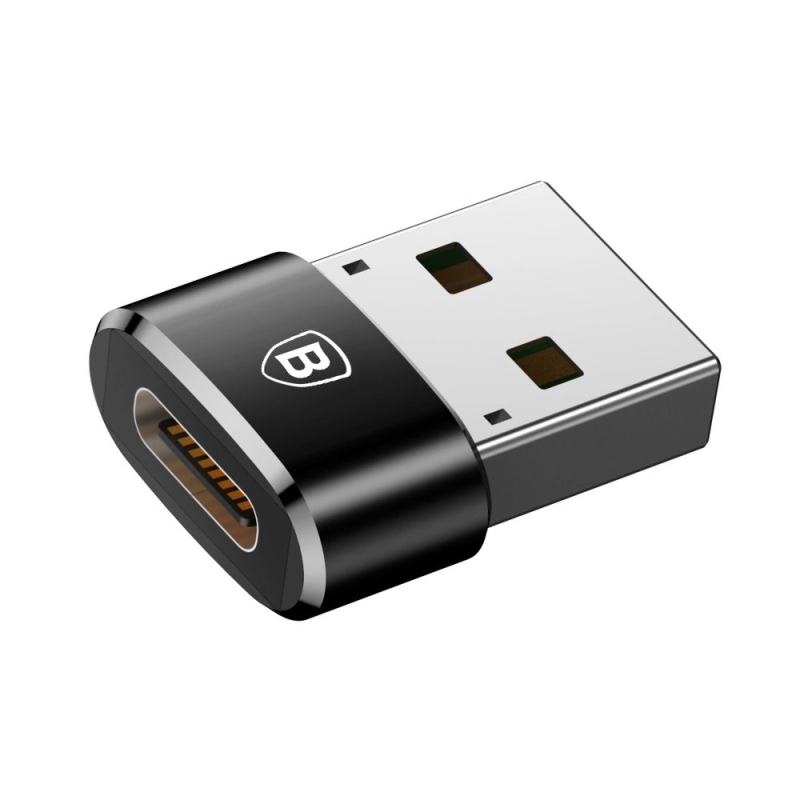 Baseus USB-C USB-A adapter fekete