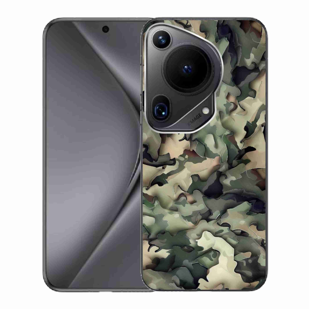 Gél borítás mmCase a Huawei Pura 70 Ultra készülékhez - terepszínű minta 9