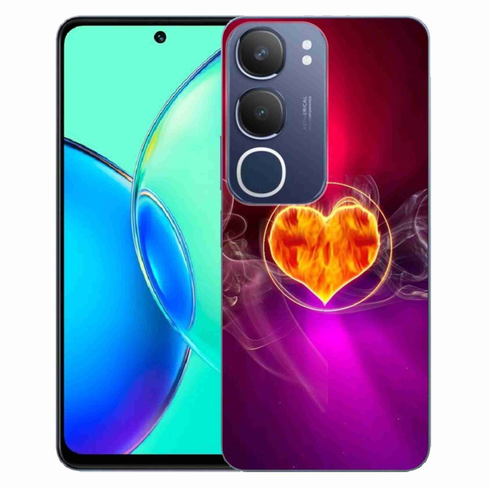 Gél borítás mmCase a Vivo Y19s készülékhez - tüzes szív