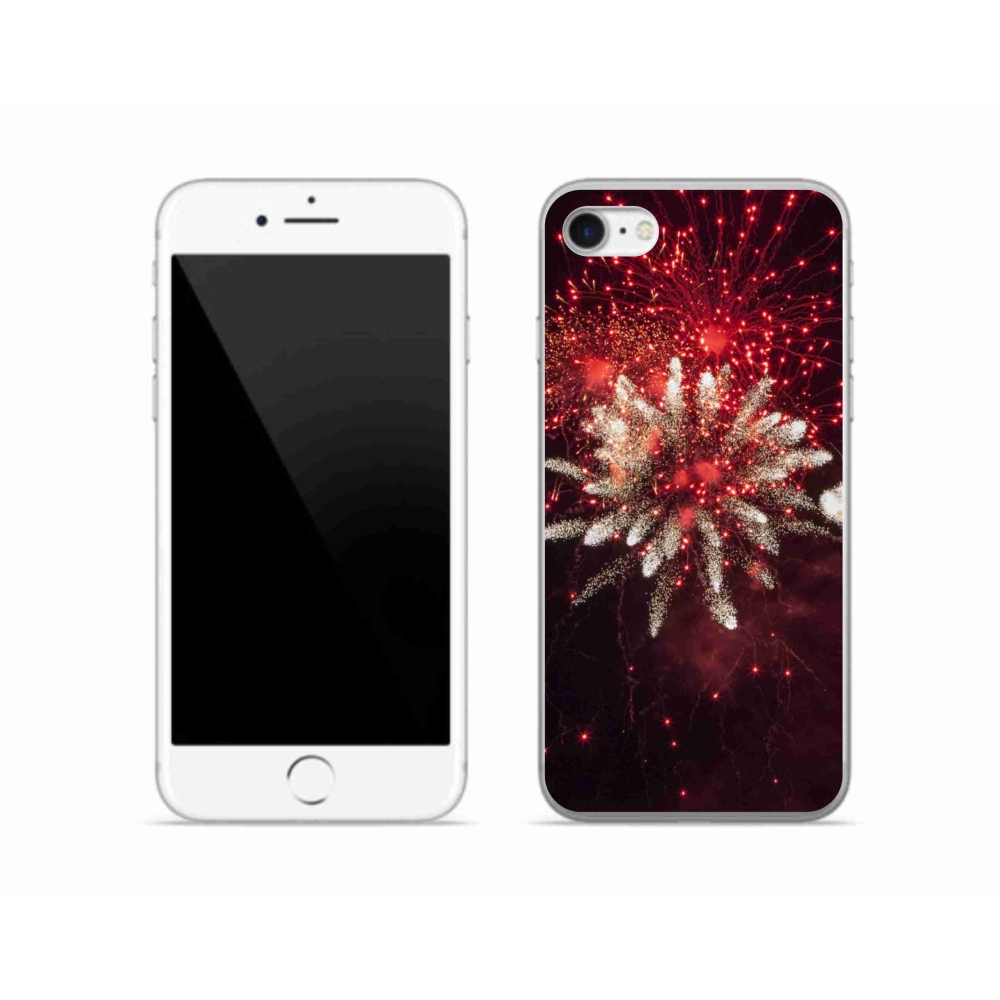 Zselés borítás mmCase iPhone SE (2022) - tűzijáték