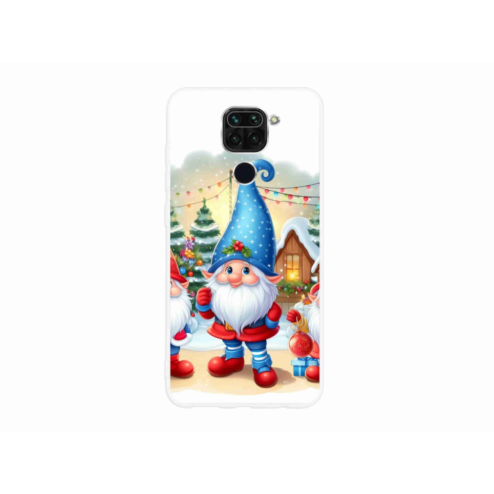 Gél borítás mmCase a Xiaomi Redmi Note 9-hez - Karácsonyi manók