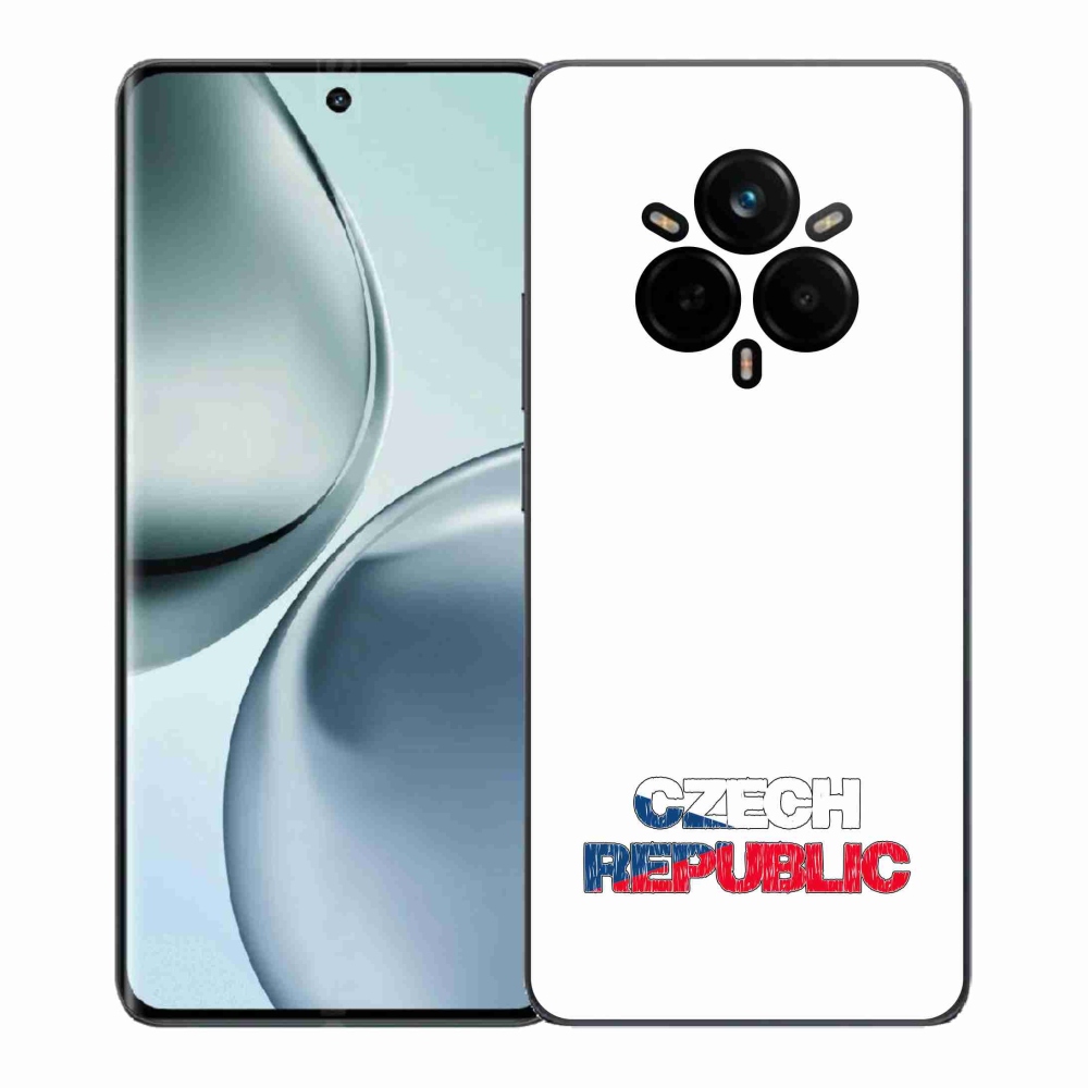 Gél borító mmCase a Realme 14 Pro+ 5G készülékhez - Csehország fehér háttér