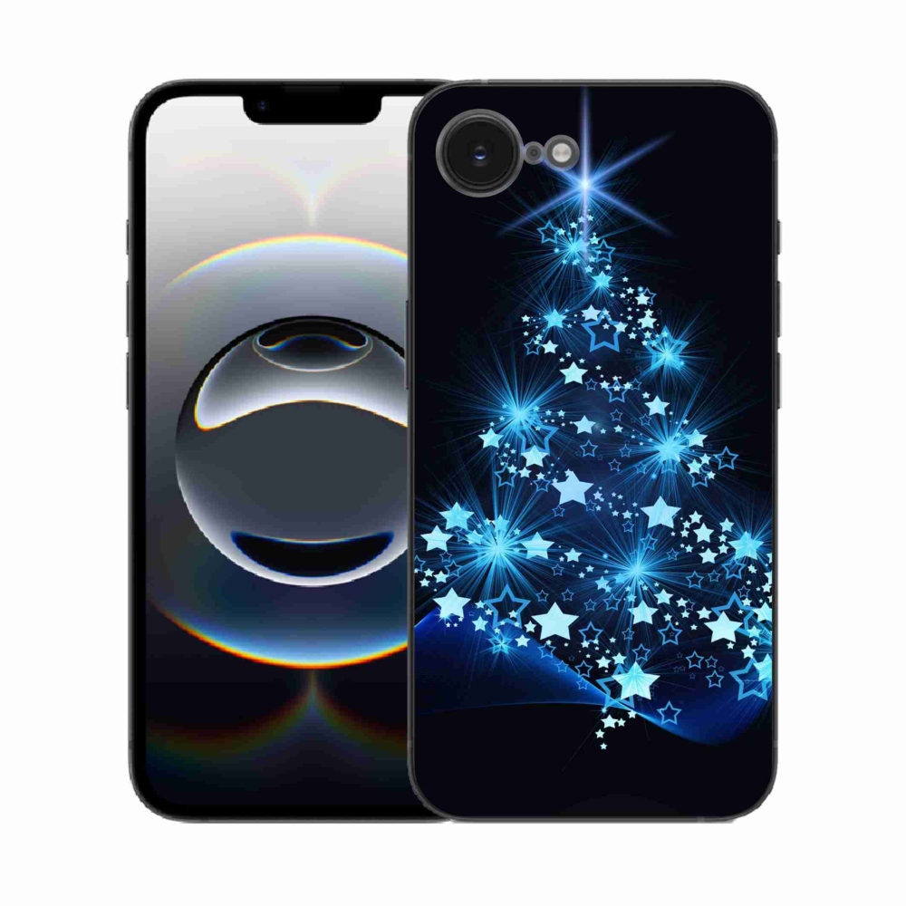 Gél borítás mmCase iPhone 16e készülékhez - karácsonyfa