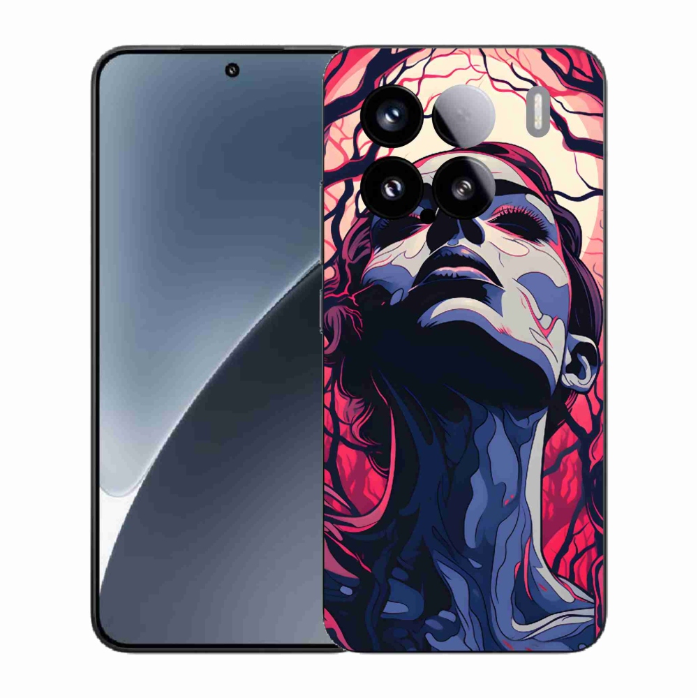 Gél borító mmCase a Xiaomi 15-hez - absztrakt arc