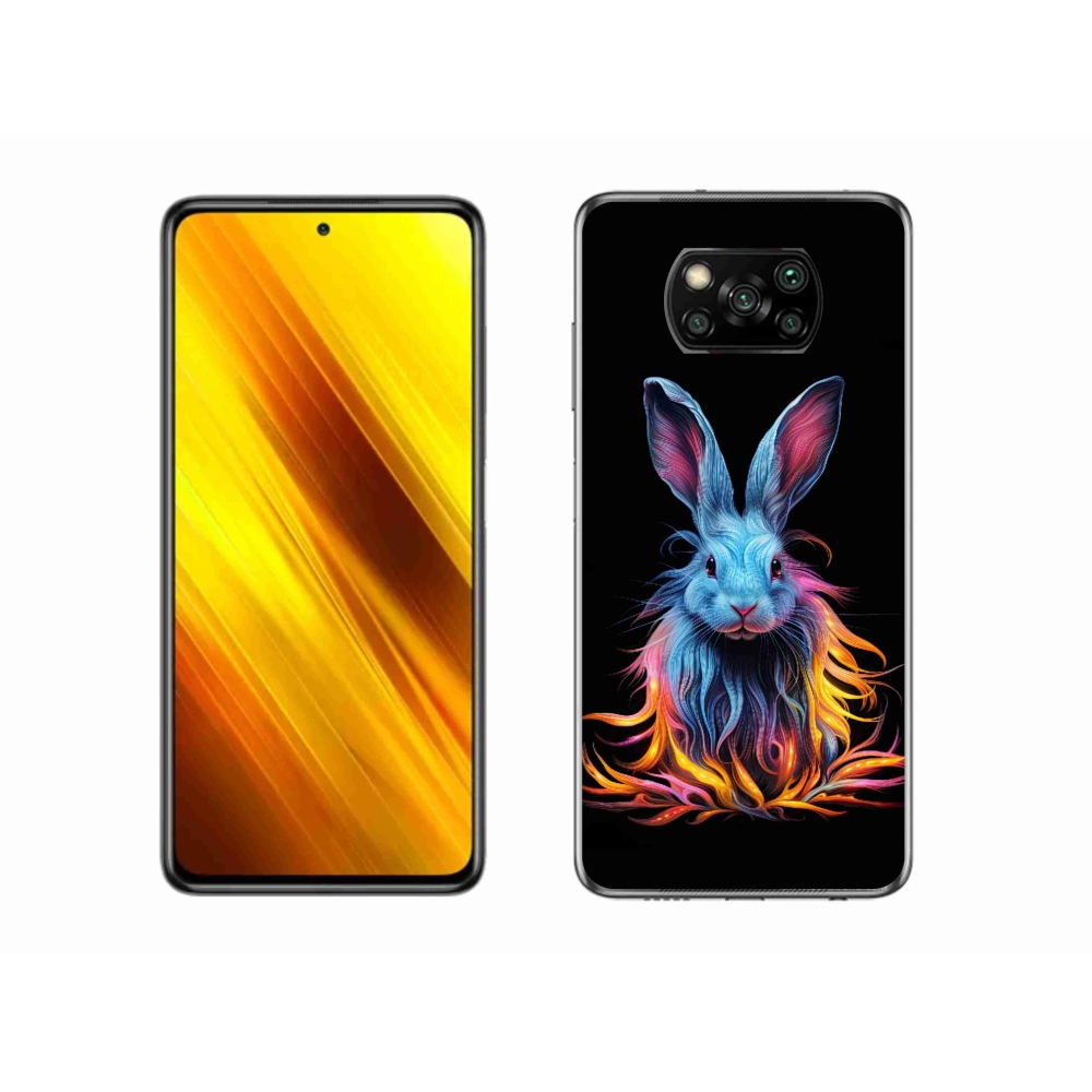 Gél borítás mmCase a Xiaomi Poco X3-hoz - absztrakt nyúl