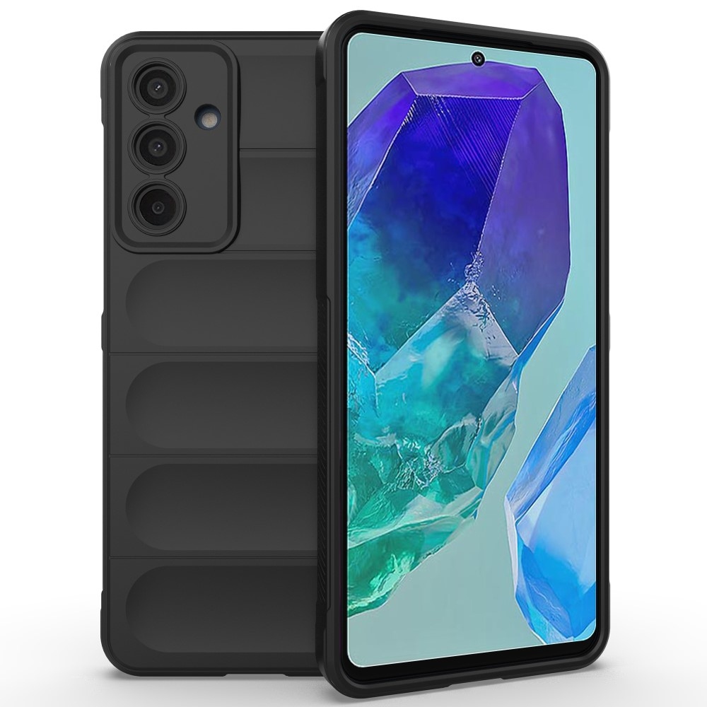 Rugg tartós zselés tok Samsung Galaxy M55 5G - fekete