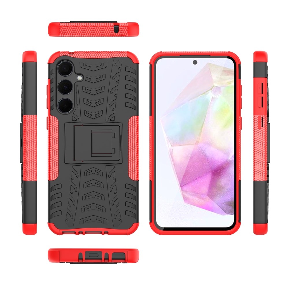 Rúgásálló borítás Samsung Galaxy A35 5G készülékhez - piros