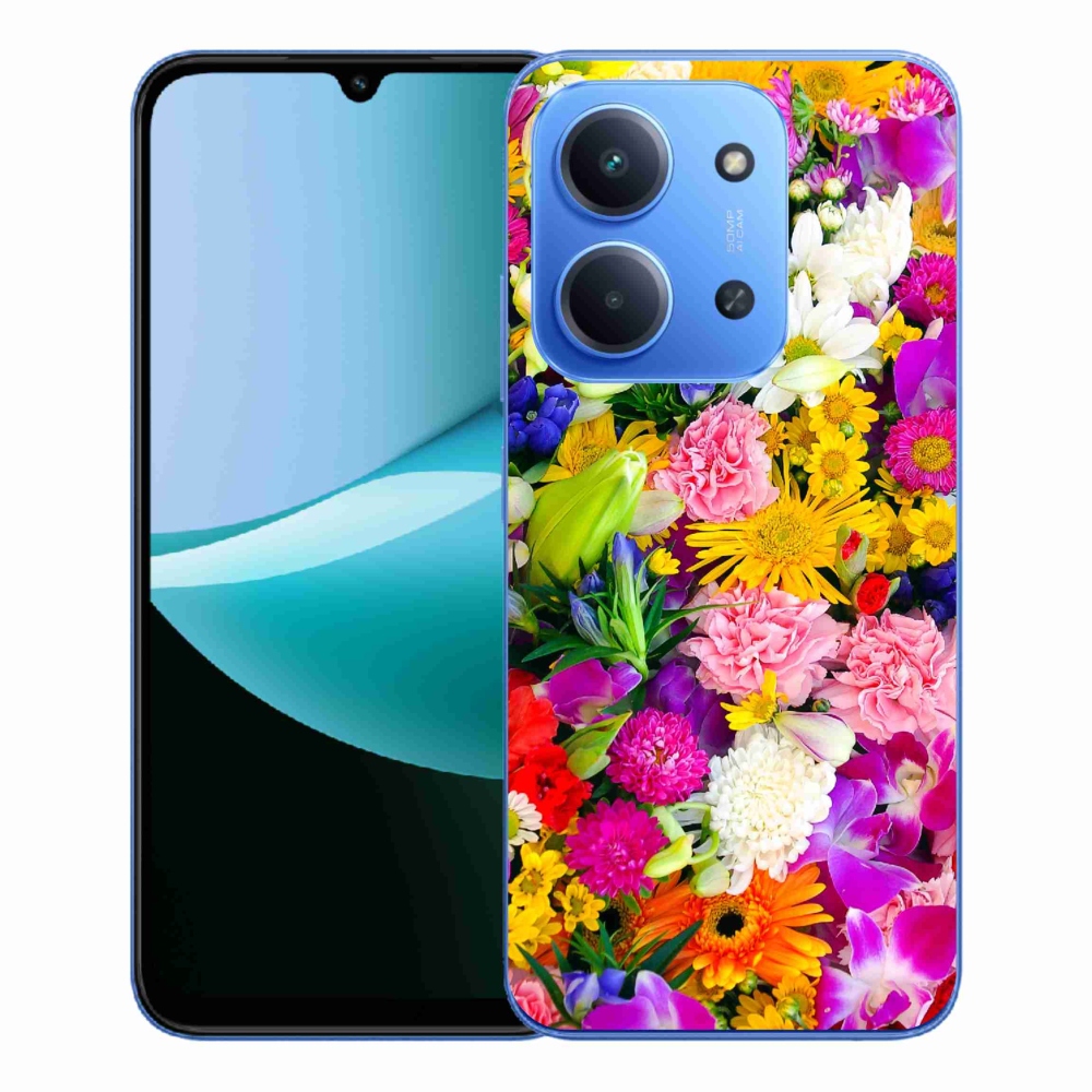 Gél borítás mmCase a Xiaomi Redmi 15C 4G/5G (173mm) - virágok 12