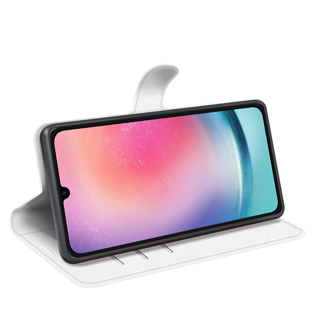 Litchi book tok Samsung Galaxy A16 4G/5G készülékhez - fehér