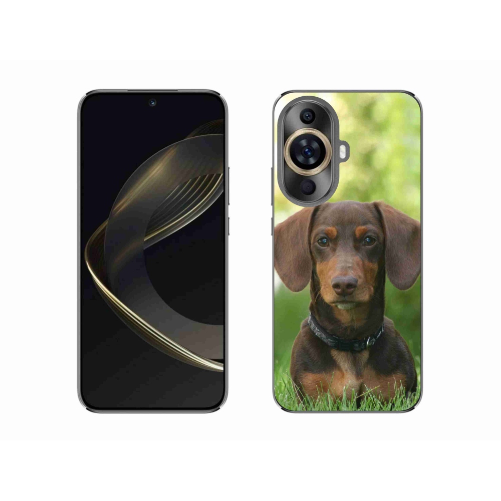 Gél tok mmCase a Huawei Nova 11 készülékhez - barna tacskó