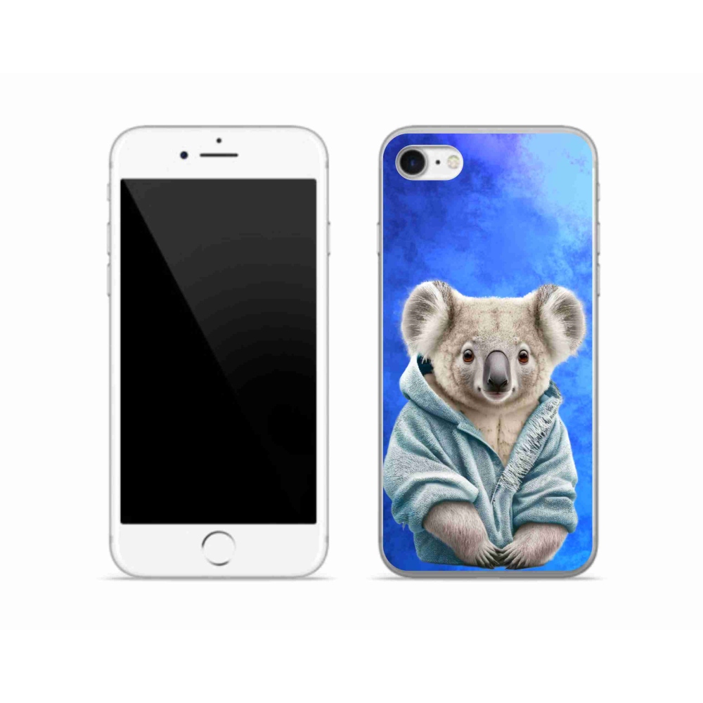Zselés borítás mmCase iPhone SE (2022) - koala pulóverben
