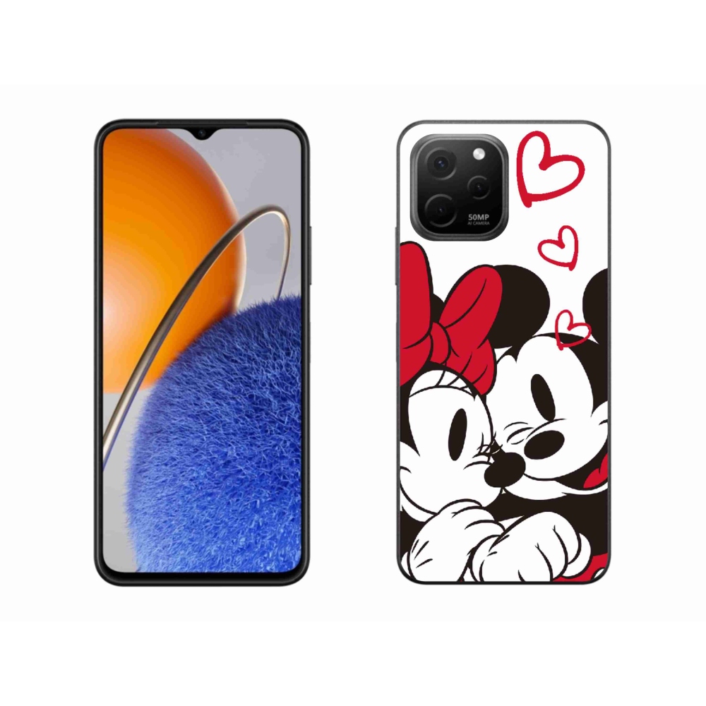 Gél borító mmCase a Huawei Nova Y61 készülékhez - minnie és mickey