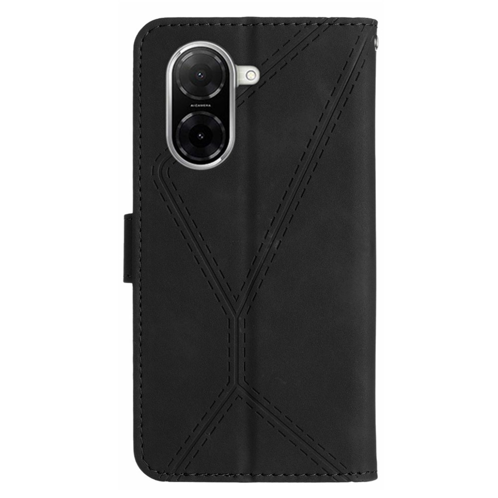 Linesy könyvtáska Xiaomi Redmi A5 (171.7x77.8x8.3mm) - fekete