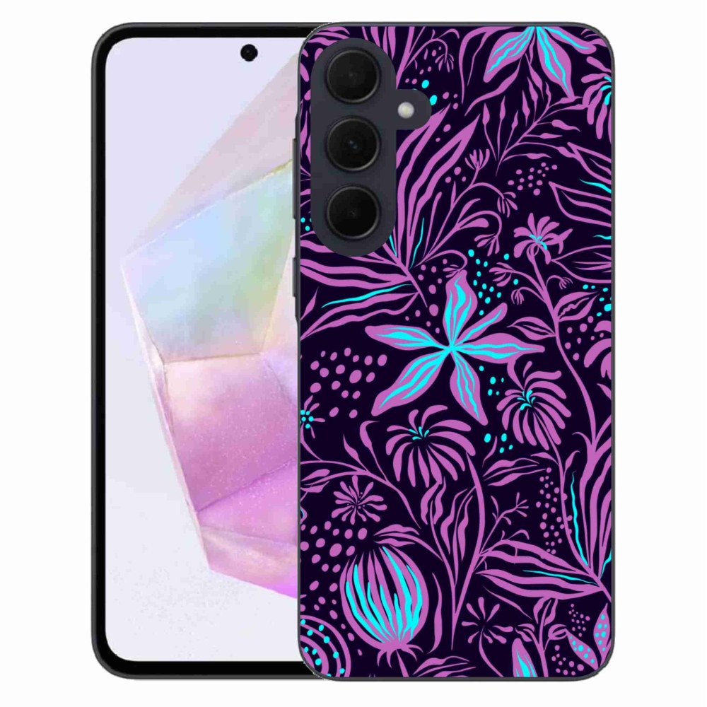 Zselés borítás mmCase Samsung Galaxy A35 5G - virágok 2