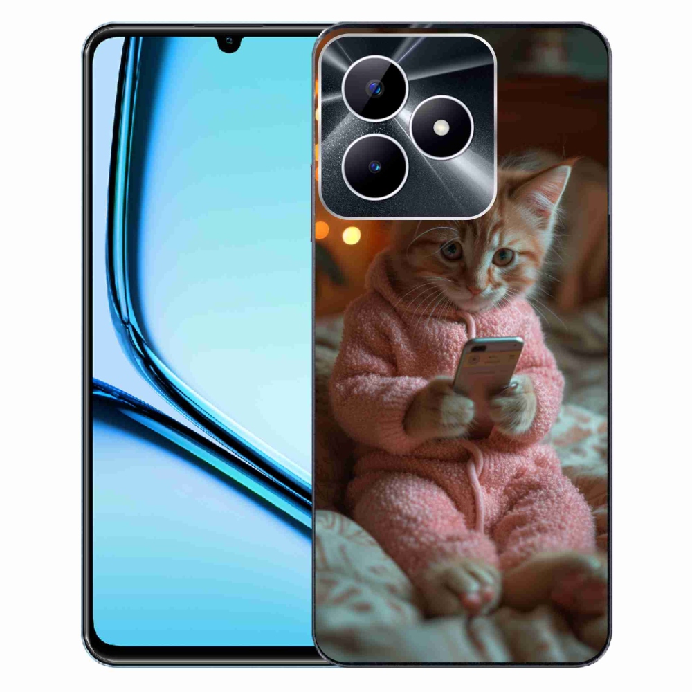 Zselés borítás mmCase a Realme Note 50 készülékhez - baba mobillal