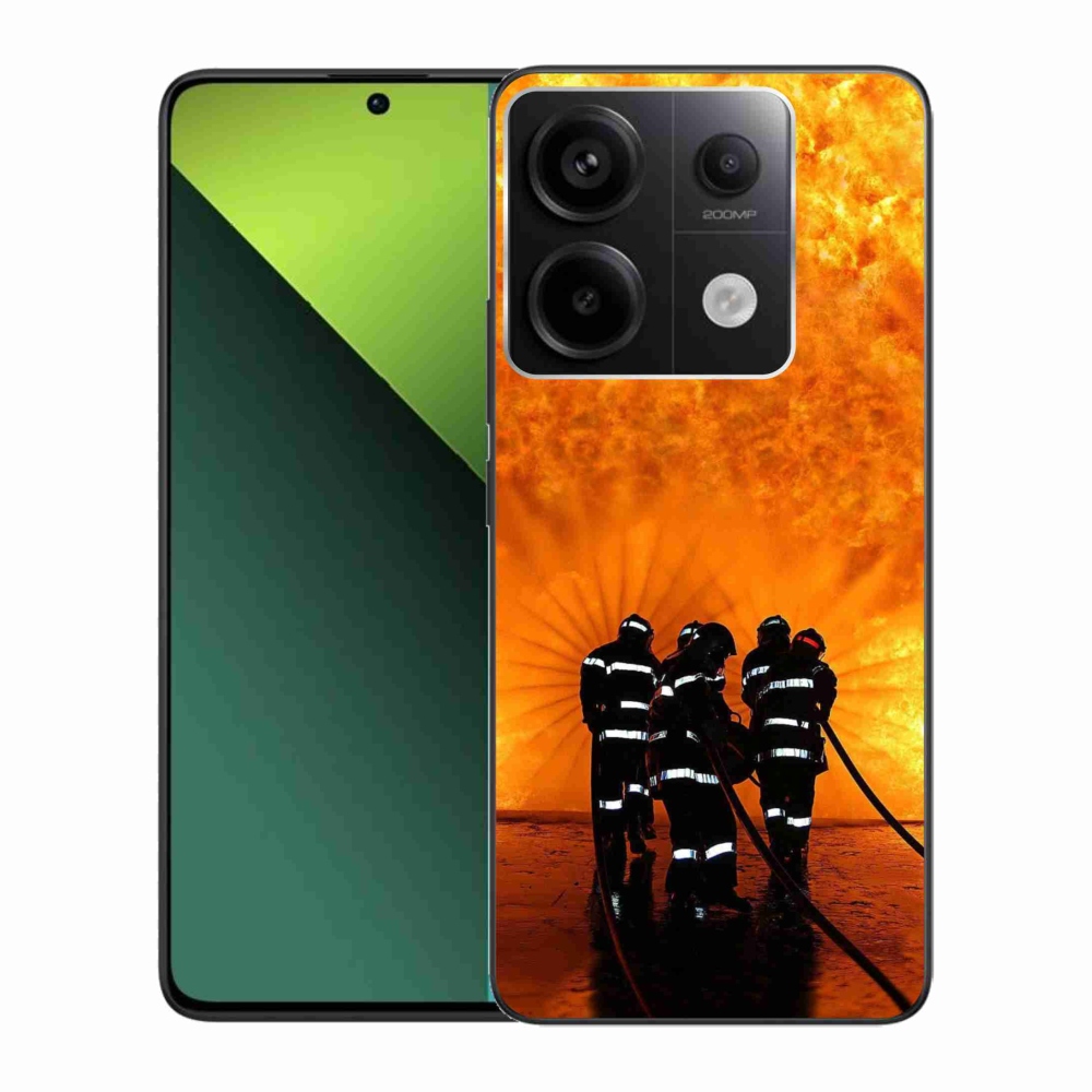 Gél borítás mmCase a Xiaomi Redmi Note 13 Pro 5G/Poco X6 5G számára - tűz