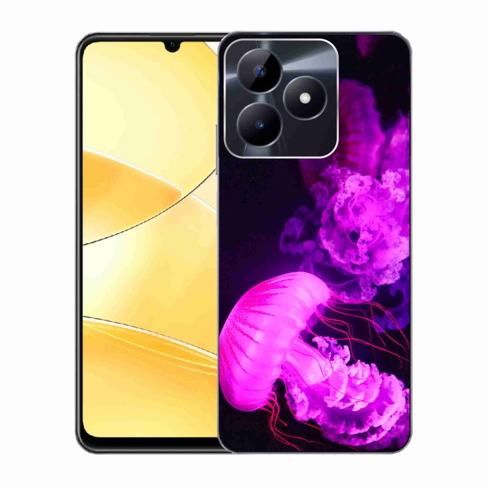 Zselés tok mmCase a Realme C51/C53 készülékhez - medúza 1
