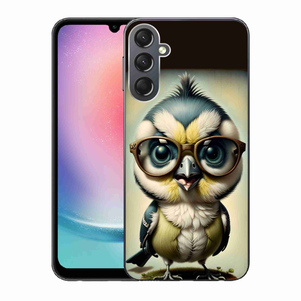 Gél borítás mmCase Samsung Galaxy A24 - kölyök szemüveggel