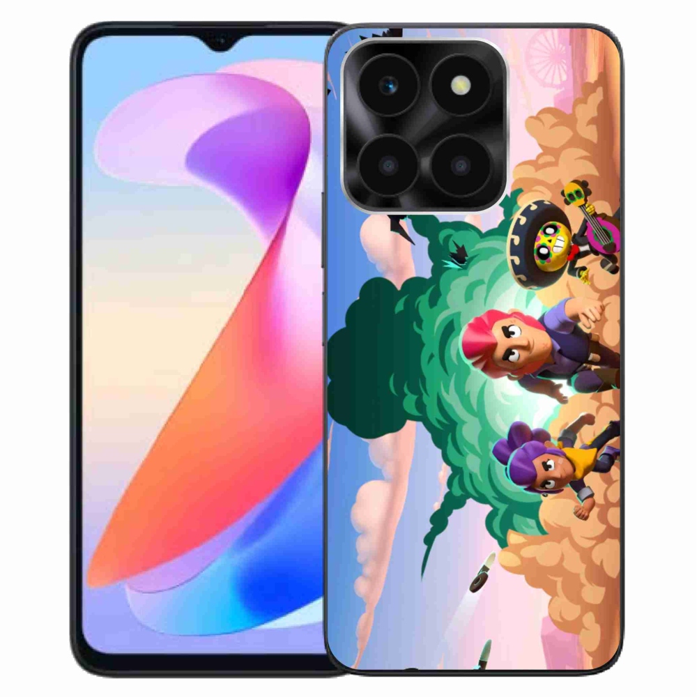 Zselés borítás mmCase a Honor X6a számára - brawl stars