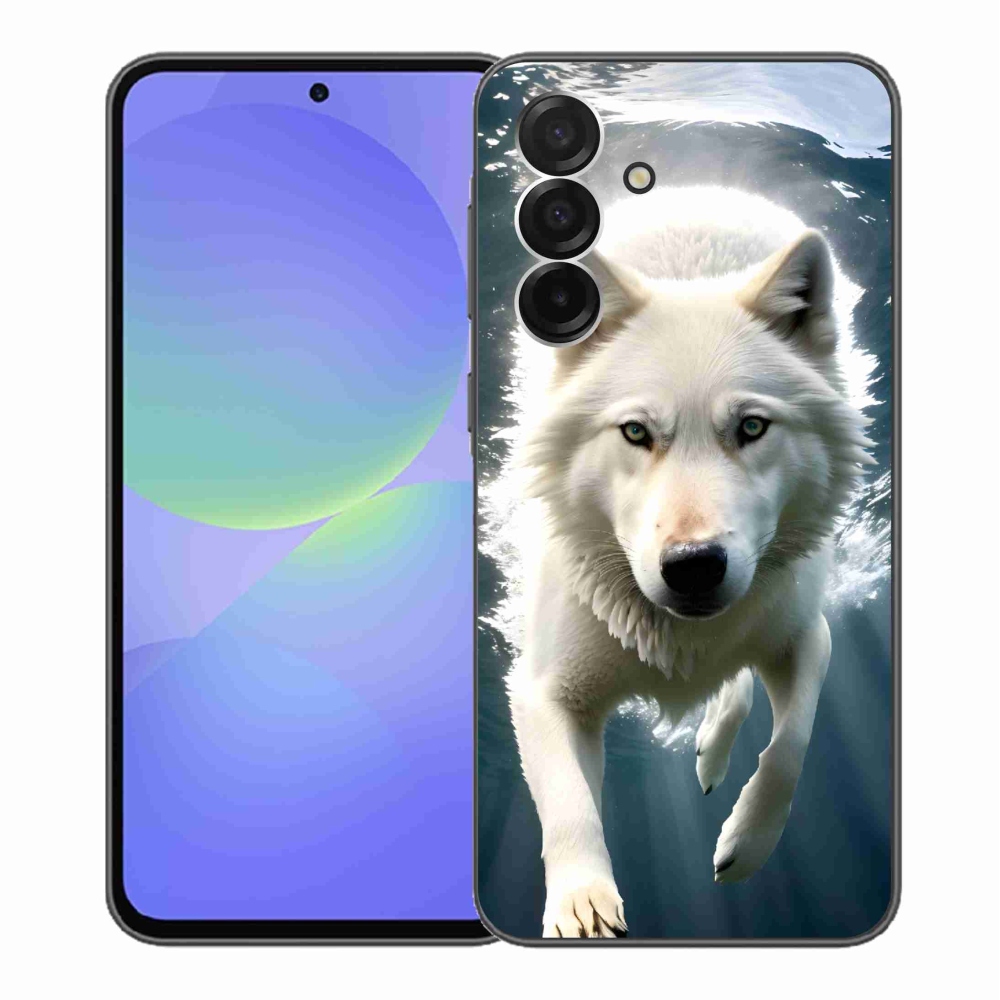 Gél védőhuzat mmCase Samsung Galaxy A36 5G - fehér farkas