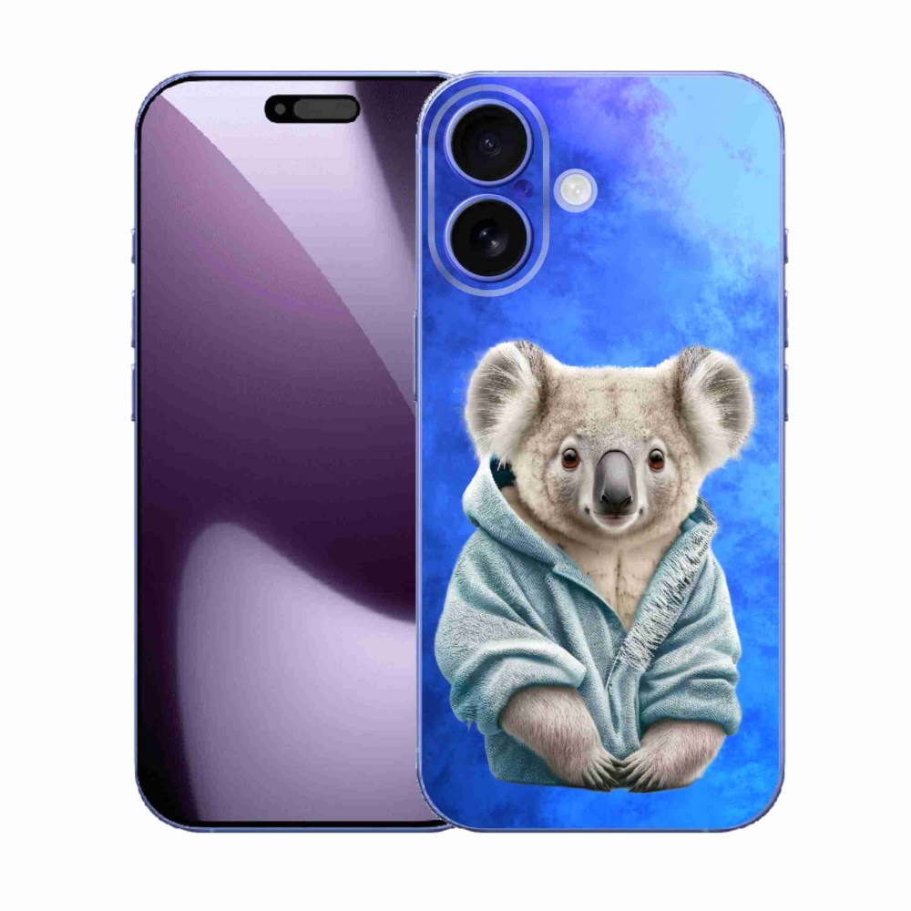 Zselés borítás mmCase iPhone 17 készülékhez - koala pulóverben