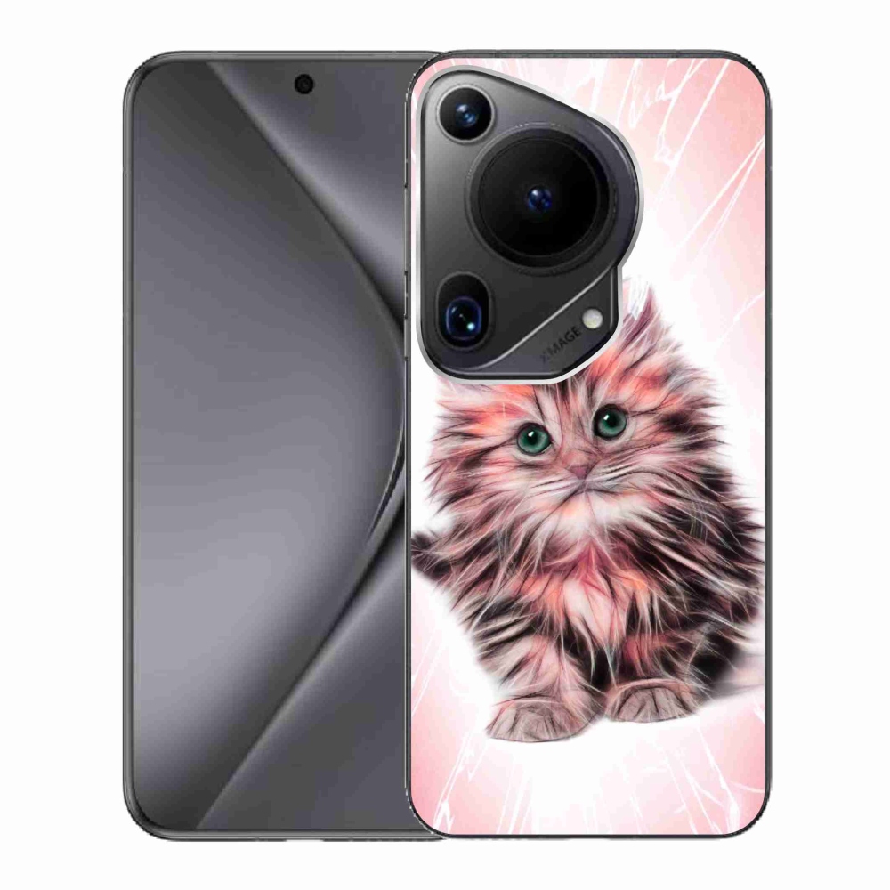 Gélburkolat mmCase a Huawei Pura 70 Ultra számára - aranyos cica